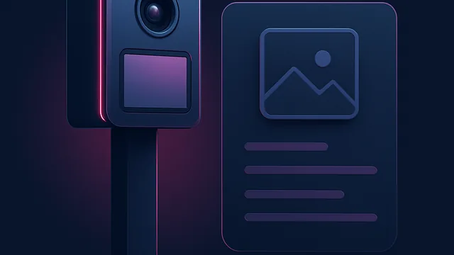 Interface de création d'une fiche de borne photobooth